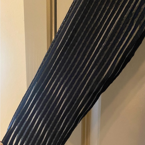 AKRIS silk structured lines knit coat / long cardigan -NEW W/TAGS.CURRENT SEASON - Picture 5 of 11